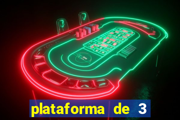 plataforma de 3 reais jogo